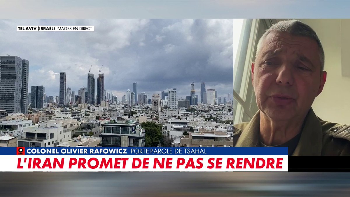 «L'Iran ment et essaye de gagner du temps. Ils veulent à tout prix rester au pouvoir», estime le colonel Olivier Rafowicz, porte-parole de Tsahal, à propos de la gestion des munitions du pays, dans #100Actu Toute l'info est à retrouver sur