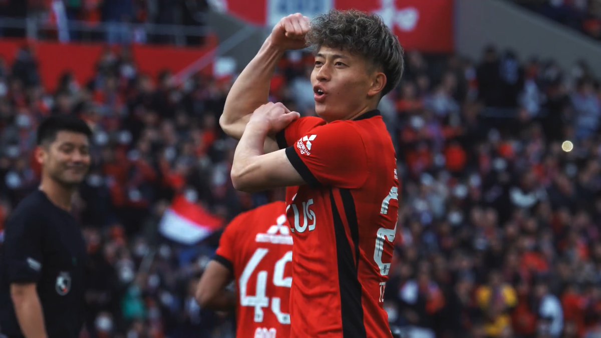 公約通りのがってんポーズ💪 #照内利和 がってん寿司【公式】 #urawareds #浦和レッズ