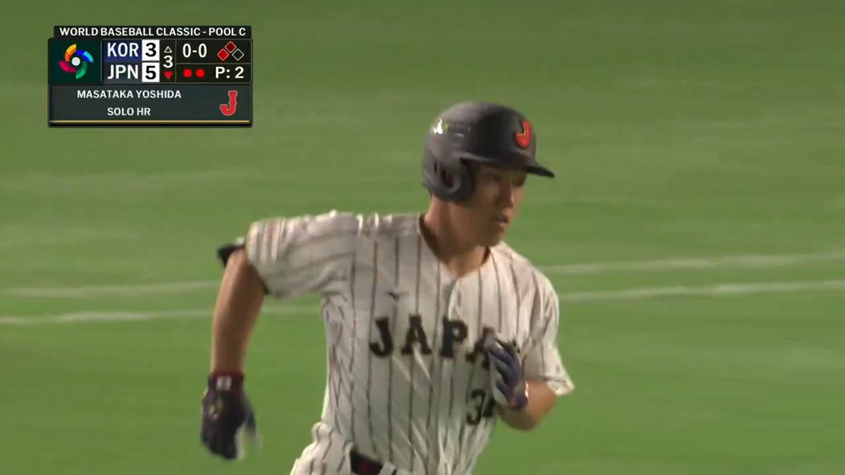 日韓戦で三者連続ホームランは日本代表史上最強打線。