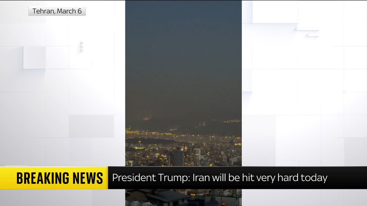 BREAKING: Donald Trump has said "today Iran will be hit very hard" on Truth Social. Sky's Deborah Haynes analyses the president's language. 📺 Sky 501 and Youtube