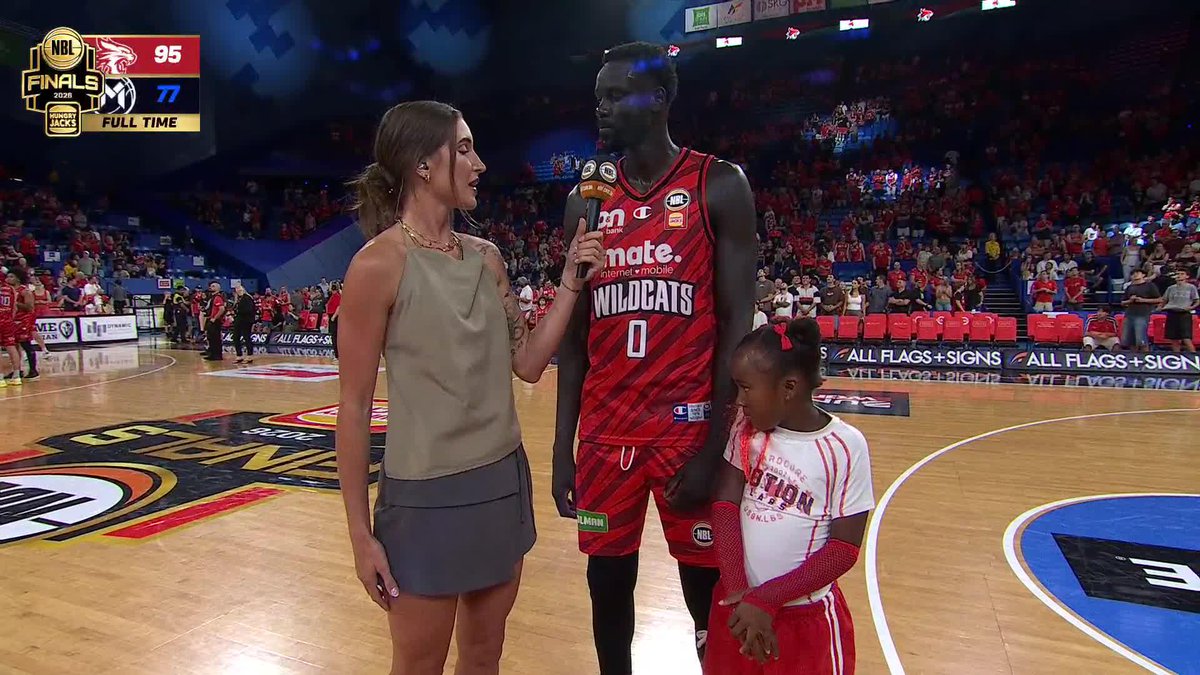 ''I think we're the three best in the league.'' 🗣️ Jo Lual-Acuil Jr. and the Perth Wildcats are moving on to the Playoffs 💪