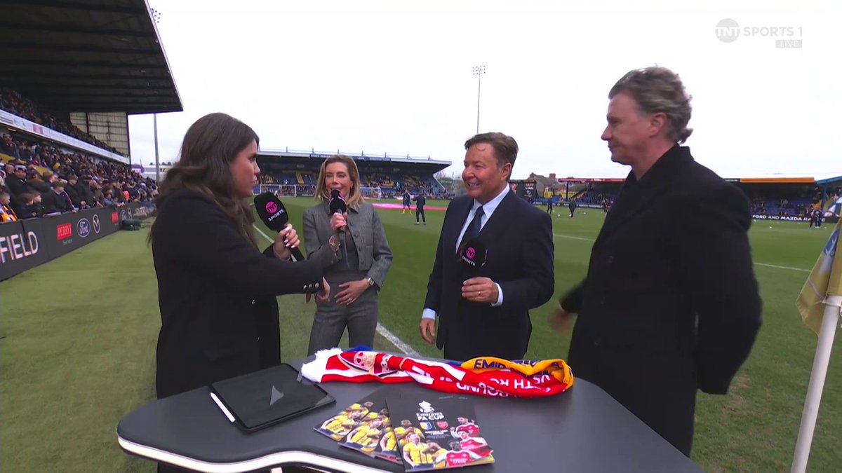 “Our children are meeting their heroes” 🥹 Mansfield Town owners John and Carolyn Radford on a memorable day against Arsenal and the club’s rise ⬆️ 🎙 Becky Ives | 📺 TNT Sports & discovery+ UK