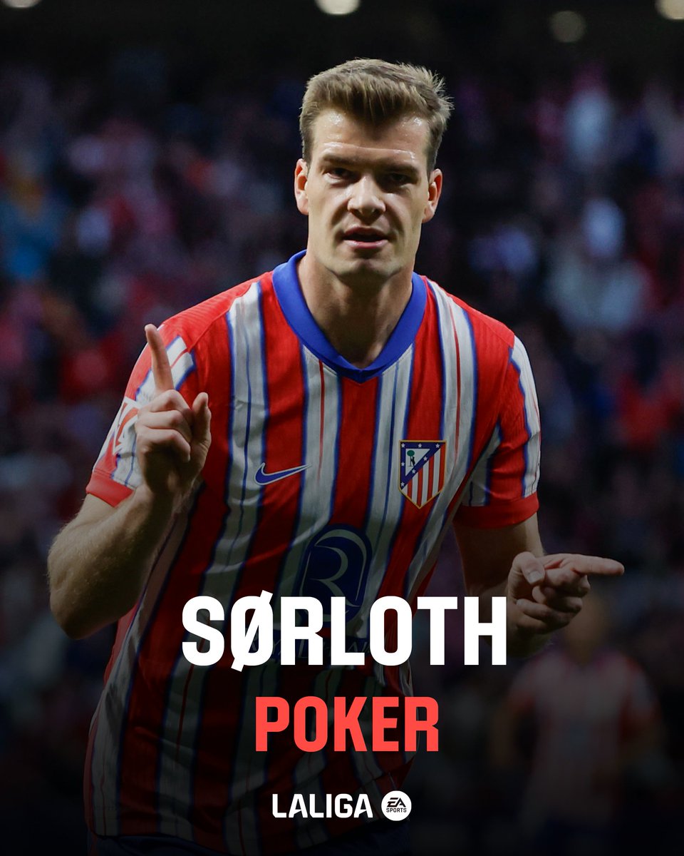 Un Dios noruego golpeó cuatro veces en el último AtletiRealSociedad. ⚡ LALIGAEASPORTS | Atlético de Madrid