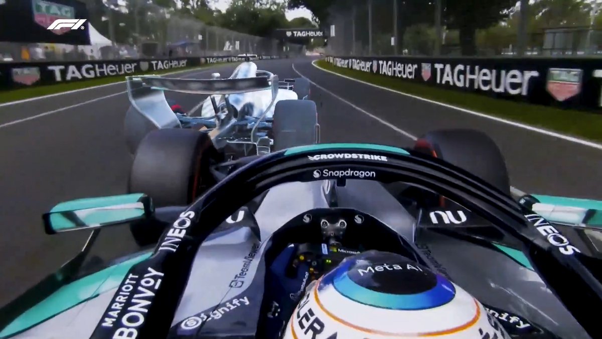 Our first Ghost Car of 2026! 👻 See where the fight for pole between George and Kimi was won and lost 👀 #F1 #AusGP Mercedes-AMG PETRONAS F1 Team