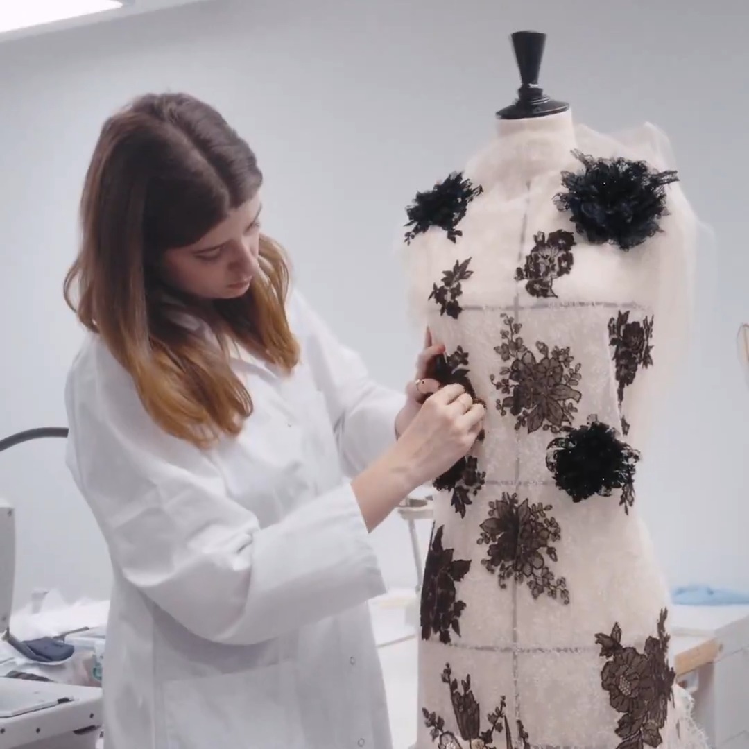 Dior Autumn Winter 2026-2027. Look 56 - from the atelier to the runway. #DiorAW26
