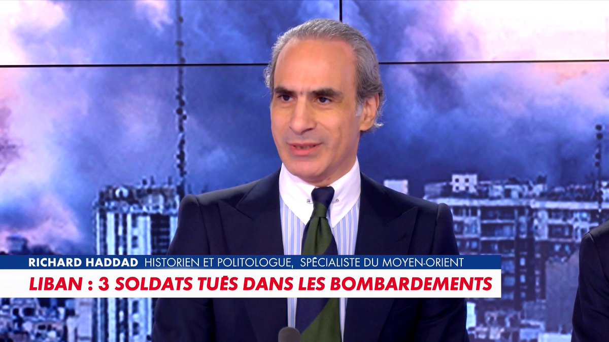 «Le Hezbollah n'a plus d'approvisionnement en armes et Israël veut en profiter définitivement», estime Richard Haddad, historien et politologue, spécialiste du Moyen-Orient, à propos du désarmement du mouvement islamiste, dans #MidiNewsWE Toute l'info est à retrouver sur