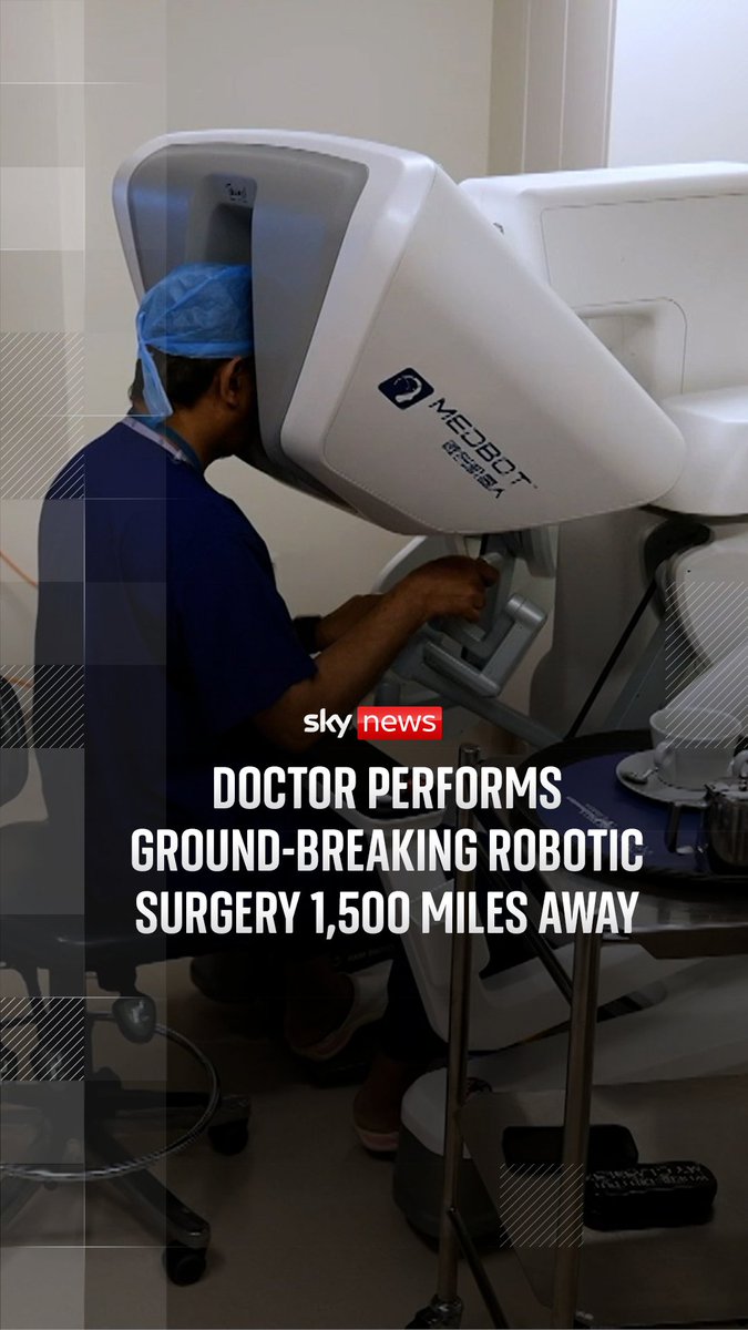 A surgeon in London has performed the UK's first long‑distance robotic operation on a patient located 1,500 miles away in Gibraltar. Urological surgeon Professor Prokar Dasgupta says this moment is 'good news for patients' in remote areas.