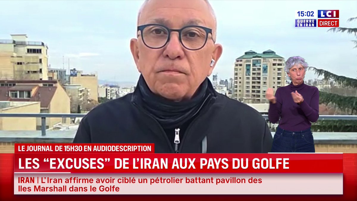 🔴 Le président iranien Masoud Pezeshkian a affirmé samedi que ses voisins du Golfe ne seraient plus attaqués par l'Iran, sauf si des frappes étaient tirées depuis ces pays ➡️ Siavosh Ghazi est à Téhéran