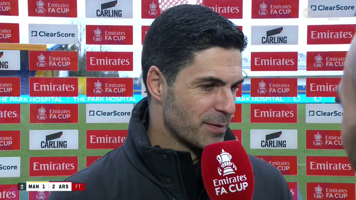 “It was a proper FA Cup game, credit to Mansfield!” Mikel Arteta praises Mansfield Town after a tough FA Cup test for Arsenal 👏 🎙 Liam MacDevitt | 📺 TNT Sports &amp; discovery+ UK