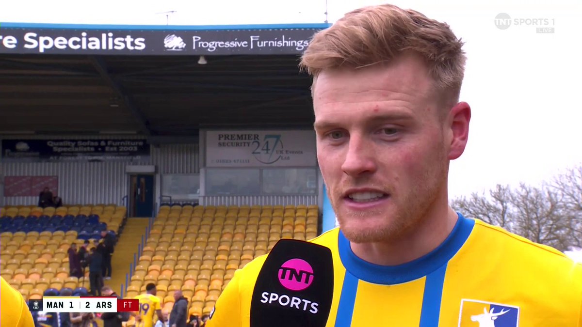 🗣️ Rhys Oates (Mansfield): “It’s been the dream since I was a kid, to either play for or against Arsenal. I can say I played against Arsenal now, and it’s a dream come true.” ❤️
