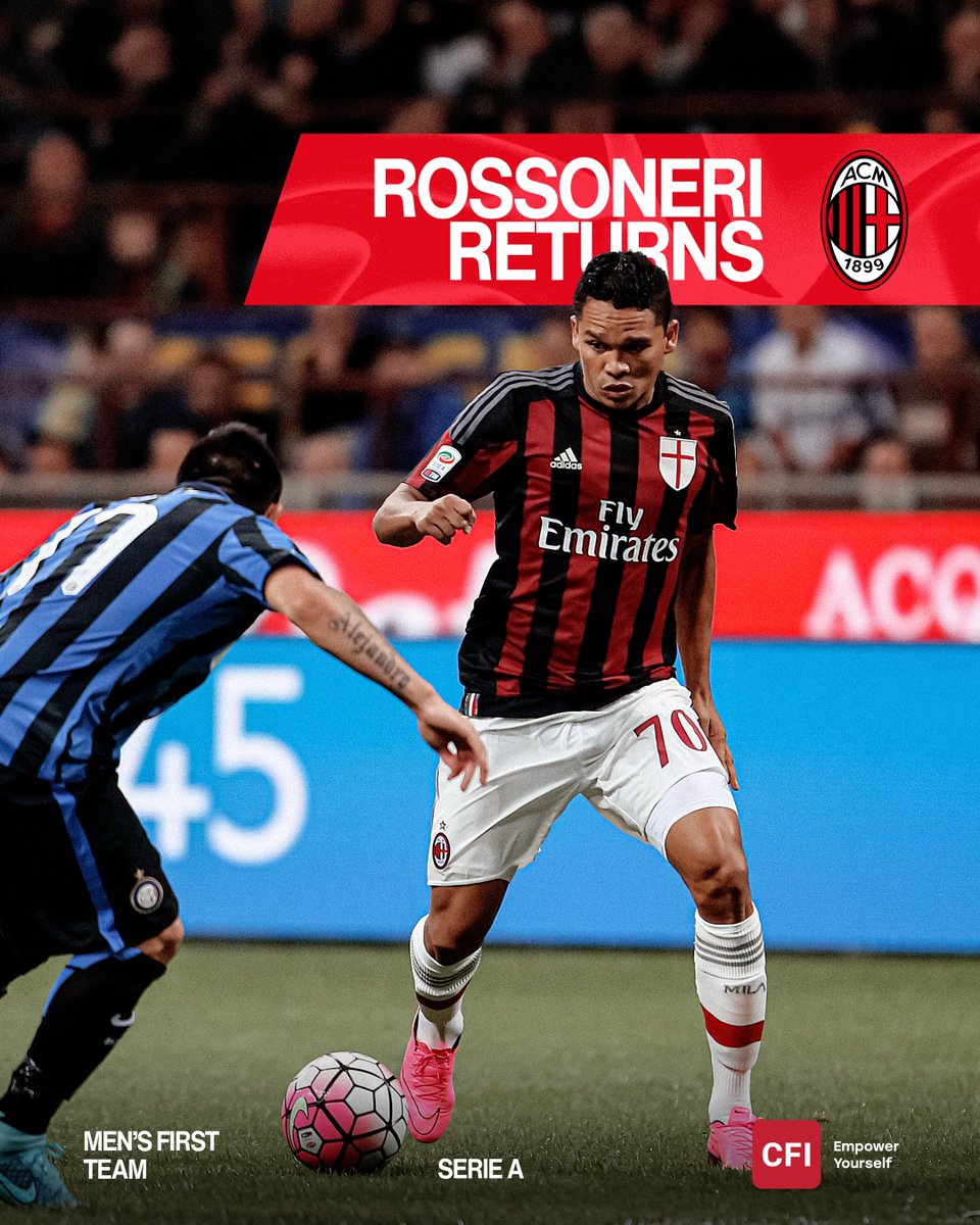 Capital gain for Milan! 💰 Niang’s cross, Bacca cashes in ❤️🔥 Brought to you by CFI Group English