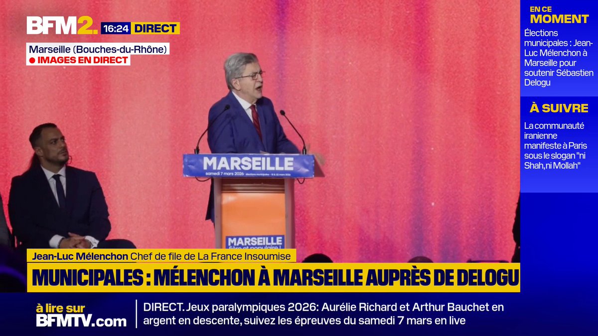 Jean-Luc Mélenchon sur la guerre en Iran: "Cette guerre est absolument et totalement illégale" #BFM2