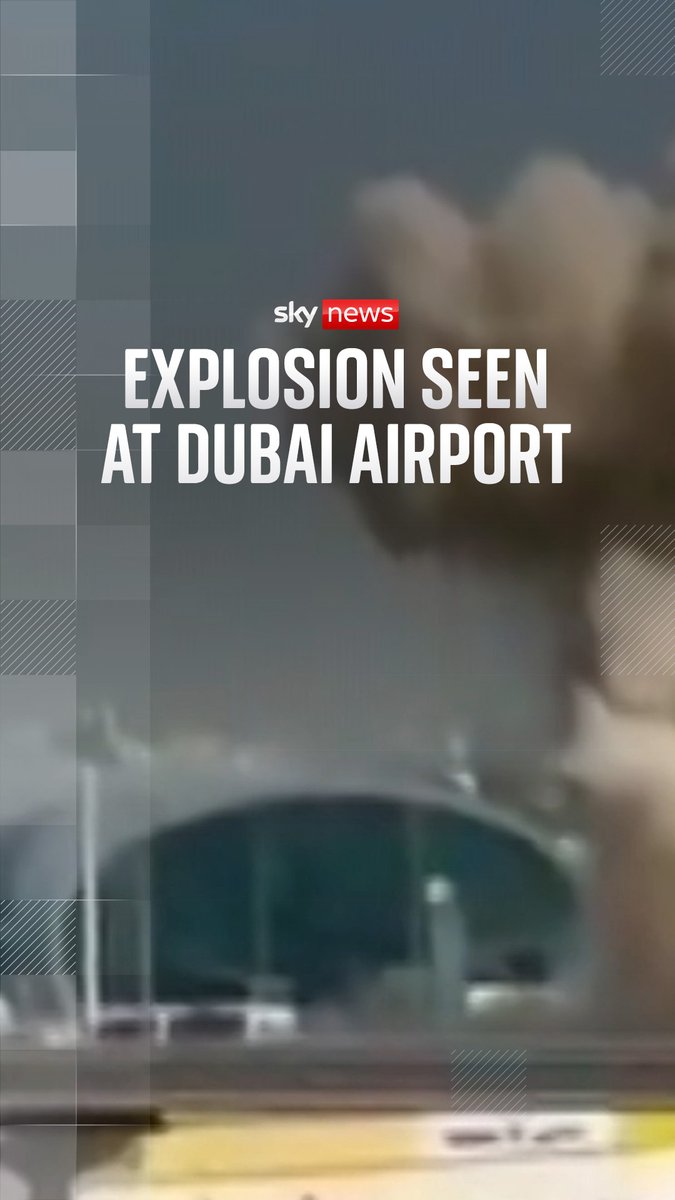 An explosion was seen at Dubai International Airport on Saturday morning, briefly suspending flights. Authorities have not explained if there was an interception or damage at the global transport hub. 🔗