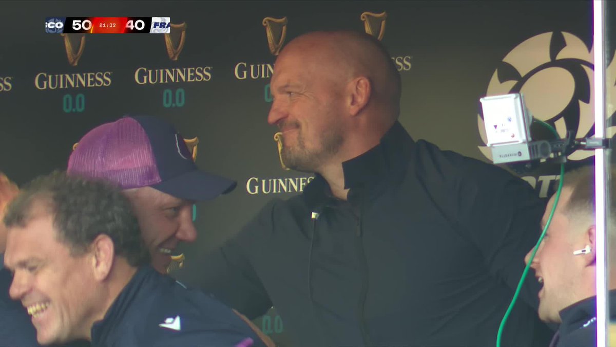 "Today is about Scotland!" 🎙️ A massive win from Gregor Townsend's men means the championship is still up for grabs 🏴 #M6N