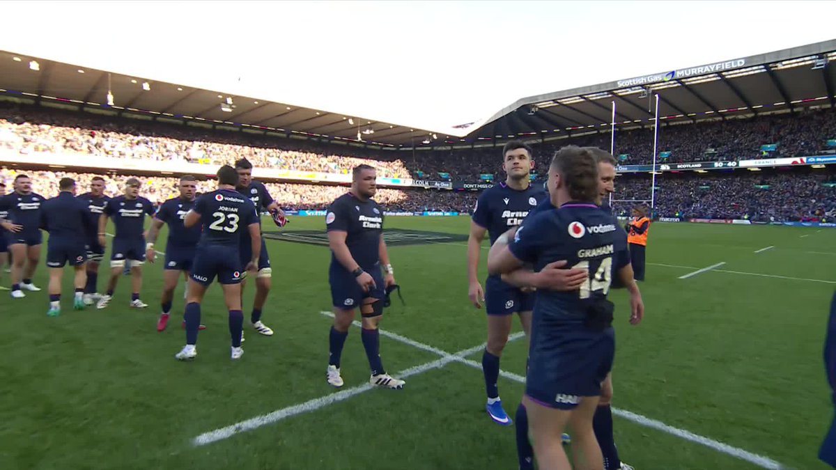 Is that one of Scotland's greatest Six Nations days? 🏴󠁧󠁢󠁳󠁣󠁴󠁿 "They were brilliant today!" 🗣️ #M6N