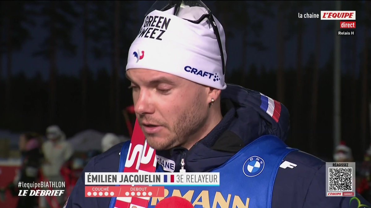 Le bel hommage d'Émilien Jacquelin pour Antonin Guigonnat qui prend sa retraite 🥰 Le biathlon c'est à suivre sur la chaine L'Équipe #lequipeBIATHLON