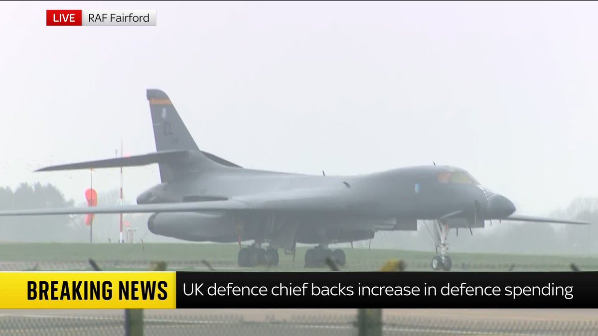 BREAKING: A Lockheed C-5 plane has arrived at RAF Fairford, becoming the fifth U.S. military plane to arrive at the airfield in Gloucestershire. Sky's Dan Whitehead reports. Read the latest on Iran ➡️ 📺 Sky 501, Virgin 602, Freeview 233