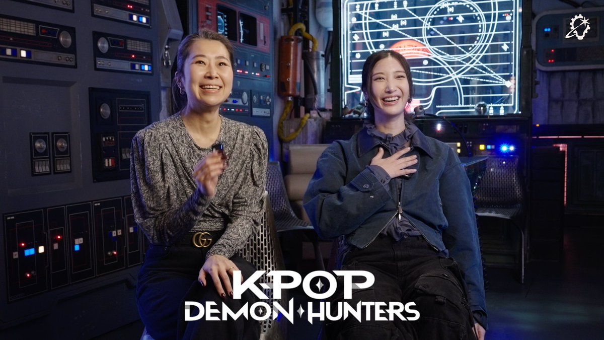 Singer Songwriter Ejae Kim, Co-Directors Maggie Kang and Chris Appelhans, Animation Director Josh Beveridge, and Production Designer Helen Chen from netflix⁷’s KPop Demon Hunters stopped by the Rebel Hideout at our San Francisco studio to answer some pressing questions!