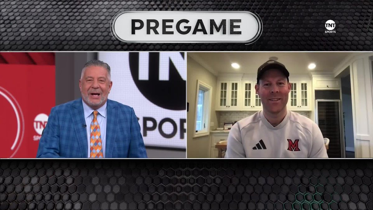 Bruce Pearl interviewed Miami (Ohio) HC Travis Steele on TNT Sports. "I kind of feel like you're Cinderella, & I'm the ugly stepmother... You know I've been rooting for ya. I'm proud of ya... It's just business... It's not personal. I'm happy for ya."