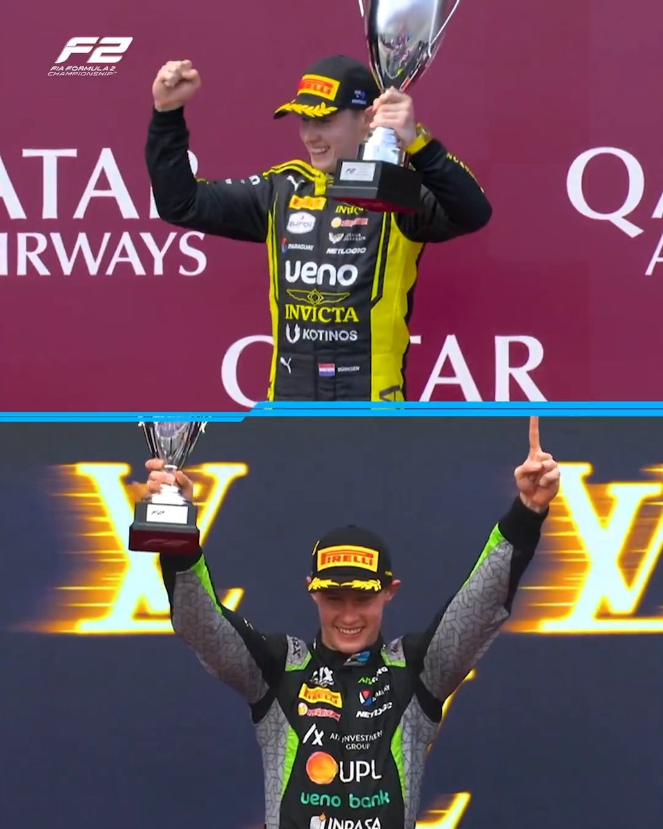Back-to-back down under for Joshua Dürksen 🇵🇾 🏆🏆 The Paraguayan picked up his second consecutive Melbourne Sprint Race victory after he won the same race in 2025 with AIX Racing 👏 #F2 #AusGP