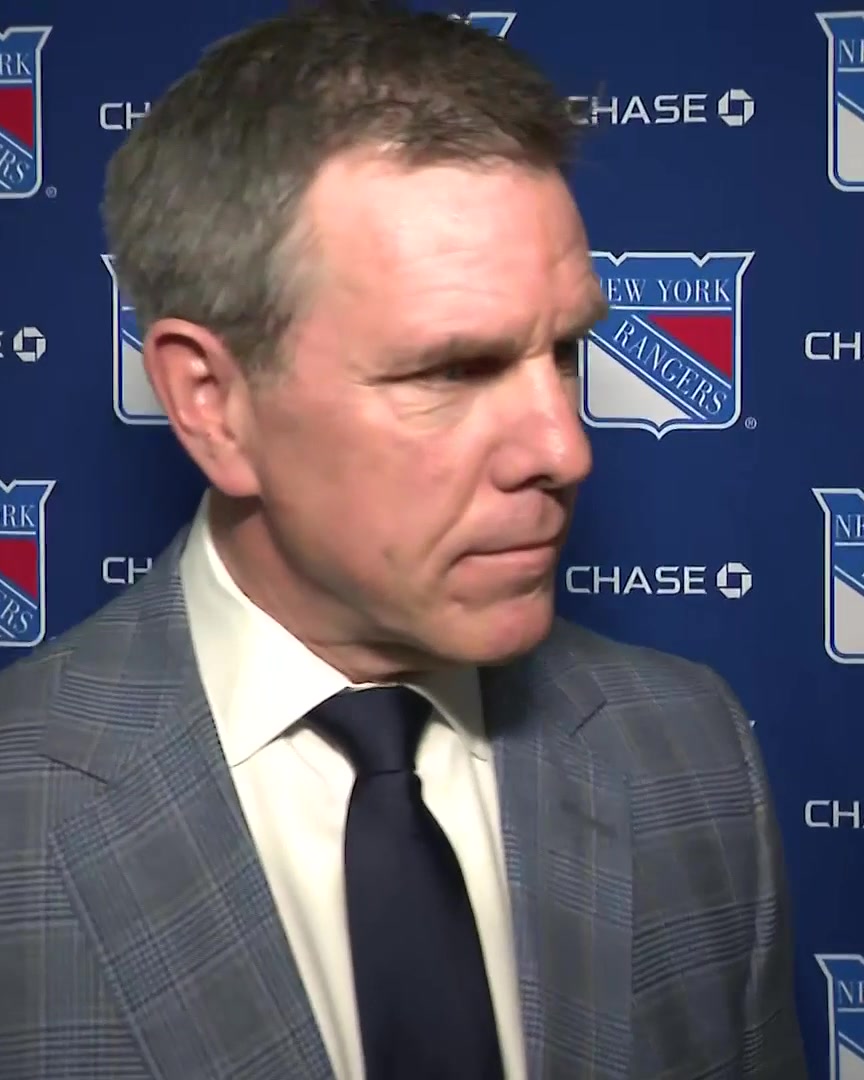 Mike Sullivan comments on the Rangers trading Brennan Othmann to the Flames: "We wish him the very best. I think he's a great kid. He's a good player and we wish him very well in his stop in Calgary."