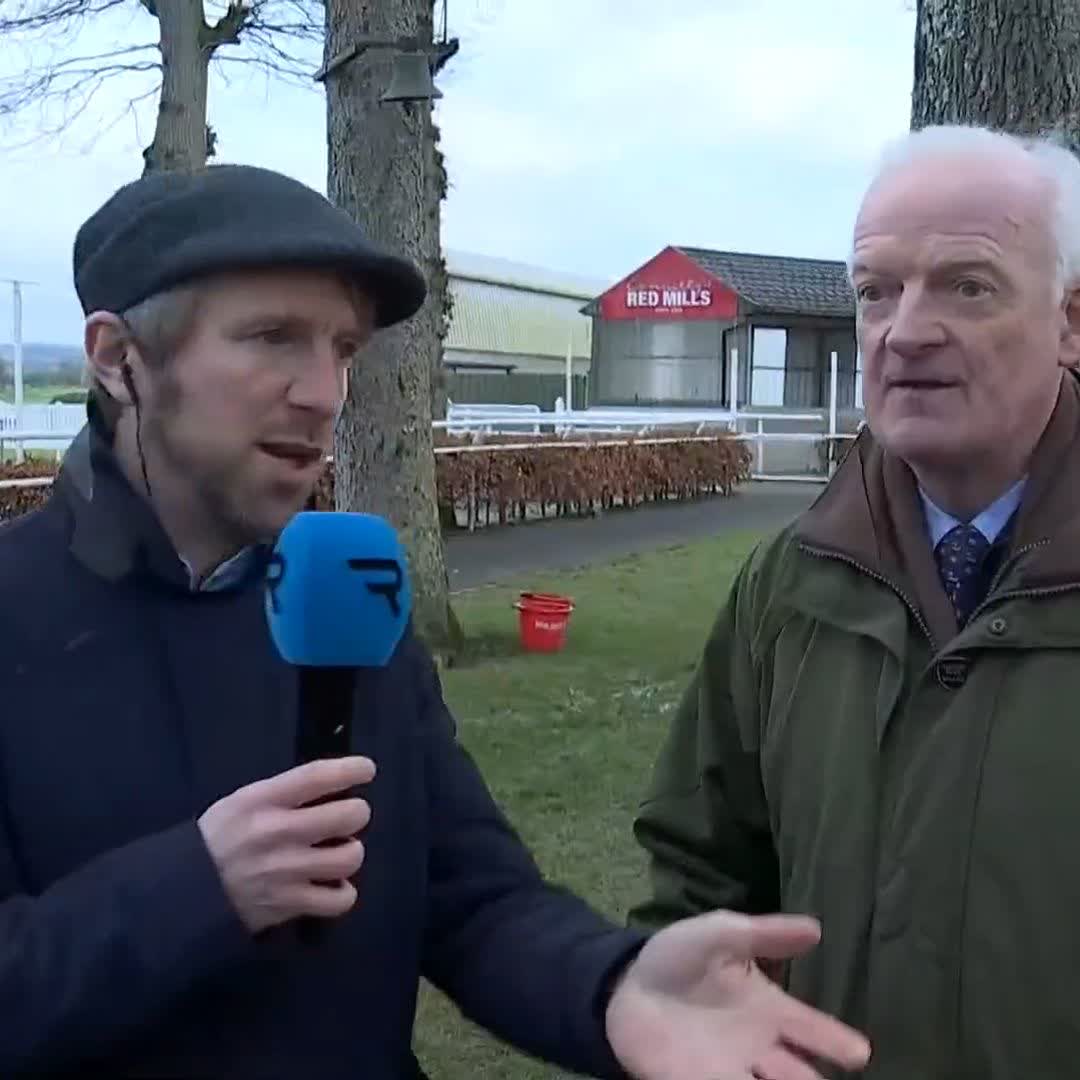 A nice chat with Willie Mullins after the last at Gowran Park, ending with victory for "above average" Dromard in the "Doc's Bumper". More on the Doc, lovely sentiments on Galopin Des Champs and the form of the string heading to Cheltenham next week!