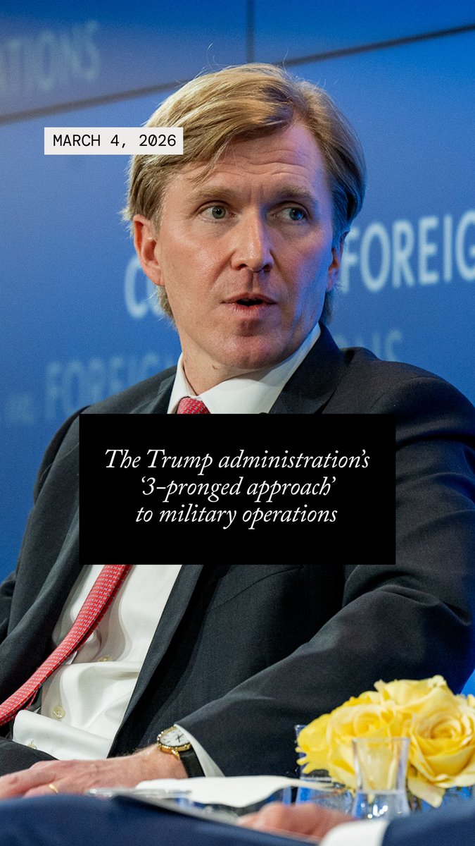 “The United States is going to take military operations in various places, and there’s going to be demands, so we’re going to get ahead of that,” says Elbridge Colby, under secretary of war for policy at the U.S. Department of War. He outlines the Trump administration’s 3-pronged approach, which involves creating a $1.5 trillion dollar defense budget, providing allies and partners with an industrial base that can produce at scale, and getting allies “to commit to the new global standard, as referenced in the National Security Strategy and National Defense Strategy.” Watch our full conversation: