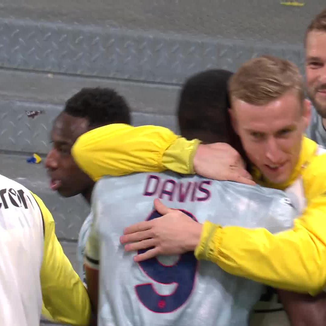 Keinan Davis' goal celebration for Udinese. 👀👋