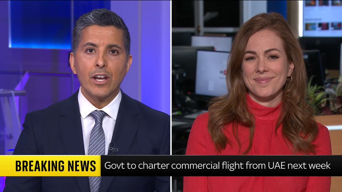 🇬🇧🇦🇪 The UK government plans to charter a commercial flight from the UAE next week to bring British nationals home. Seems like evacuation plans are starting.
