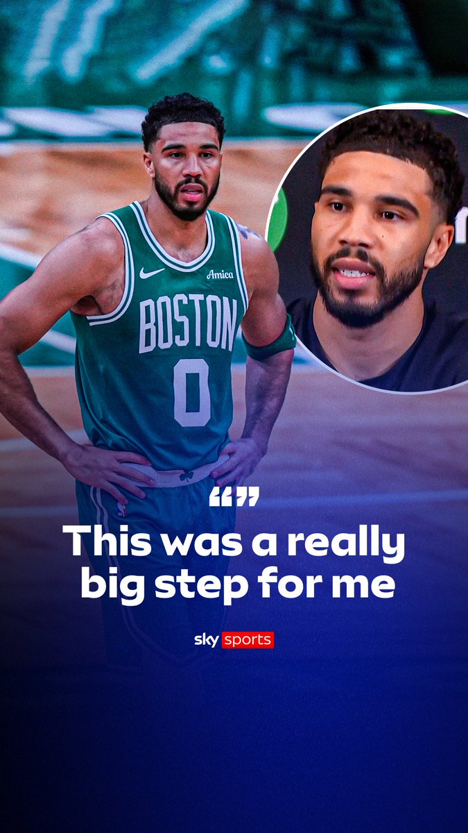 Jason Tatum reflects after returning to make his season debut for Boston more than 10 months after having surgery to repair a ruptured Achilles tendon 💪 🫶