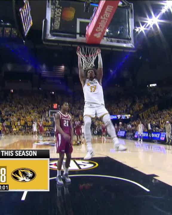 OH MY JAYDEN STONE. WHAT DID THE RIM DO TO YOU?! 😤 Mizzou Hoops x 📺 ESPN