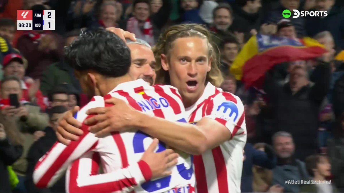 🔥🇦🇷 GOL DE NICO GONZÁLEZ EN ATLETI. La asistencia de TACO de Griezmann. 😮‍💨