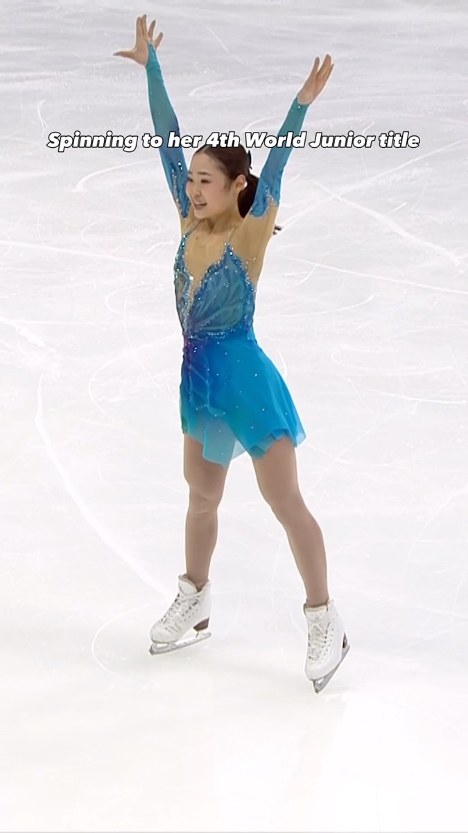 🏆🏆🏆🏆 島田麻央選手が世界ジュニア選手権4⃣連覇達成👏