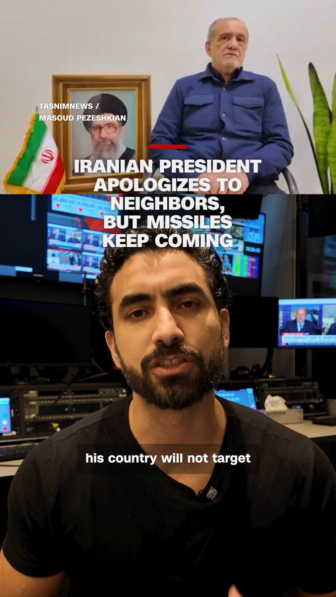 Iranian President Masoud Pezeshkian says Tehran will stop attacks on Gulf countries – provided they aren't used to help the US and Israel launch attacks on Iran. CNN's Mostafa Salem explains what this could mean. Follow live updates: