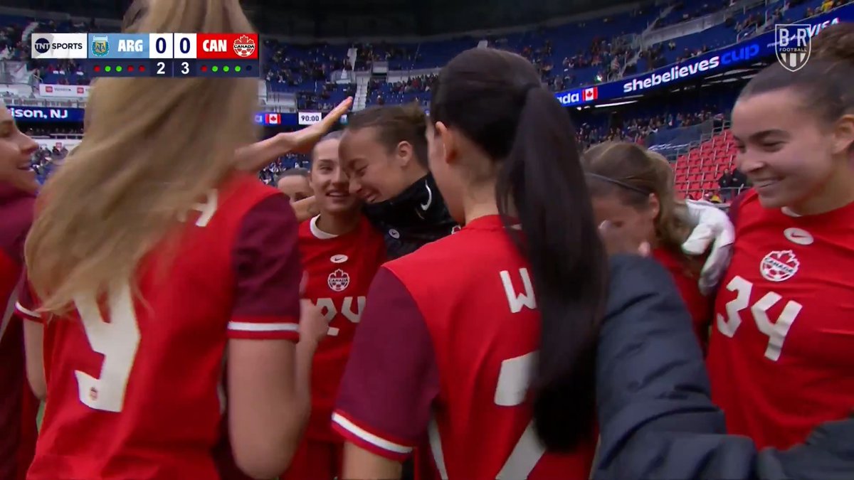 Canada beat Argentina on penalties in their final game of the SheBelieves Cup 🇨🇦