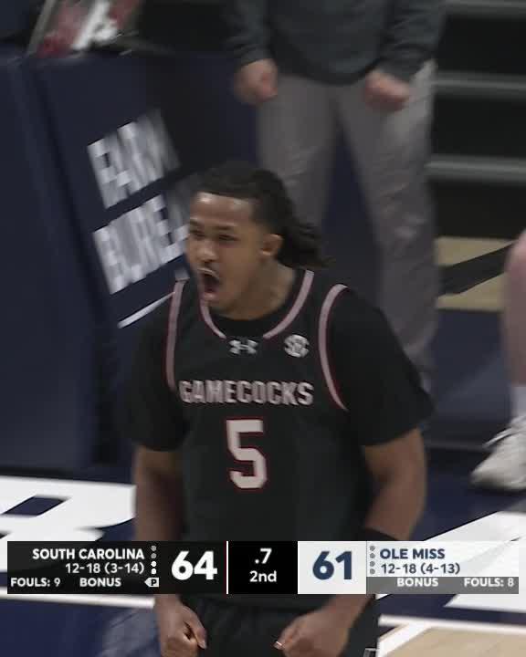 GOT IT. MEECHIE JOHNSON. 🤯 South Carolina Men's Basketball x 📺 SEC Network