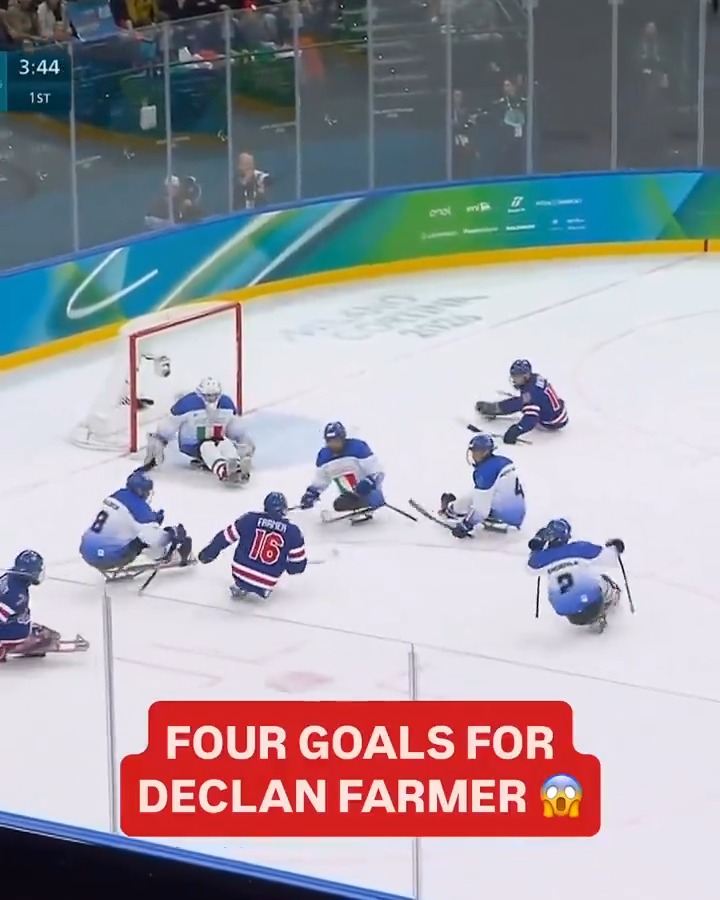 ALL of Farmer's goals against Italy 😤 #WinterParalympics