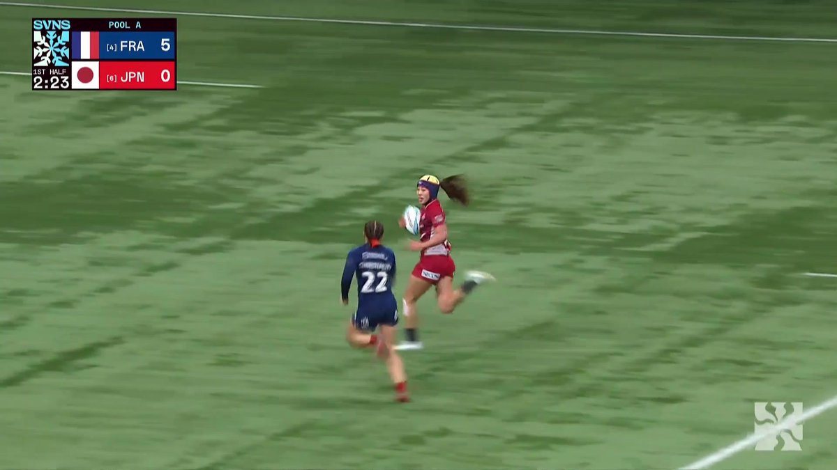 L'énorme défense d'Alycia Christiaens face au Japon ! L'étape de Vancouver à suivre sur L'Équipe live > #lequipeRUGBY