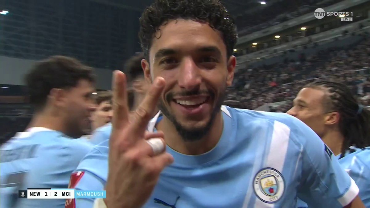 Omar Marmoush just LOVES playing against Newcastle 😍 The Egyptian puts Manchester City ahead early in the second-half! 📺 TNT Sports & discovery+ UK