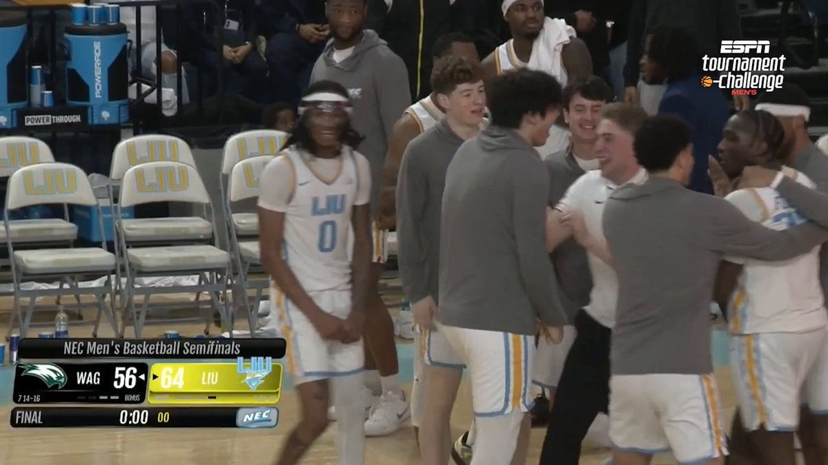 "IT'S SHARK WEEK IN BROOKLYN!" 🦈 Long Island University punches the first ticket to the men's 2026 NCAA tournament 🔥