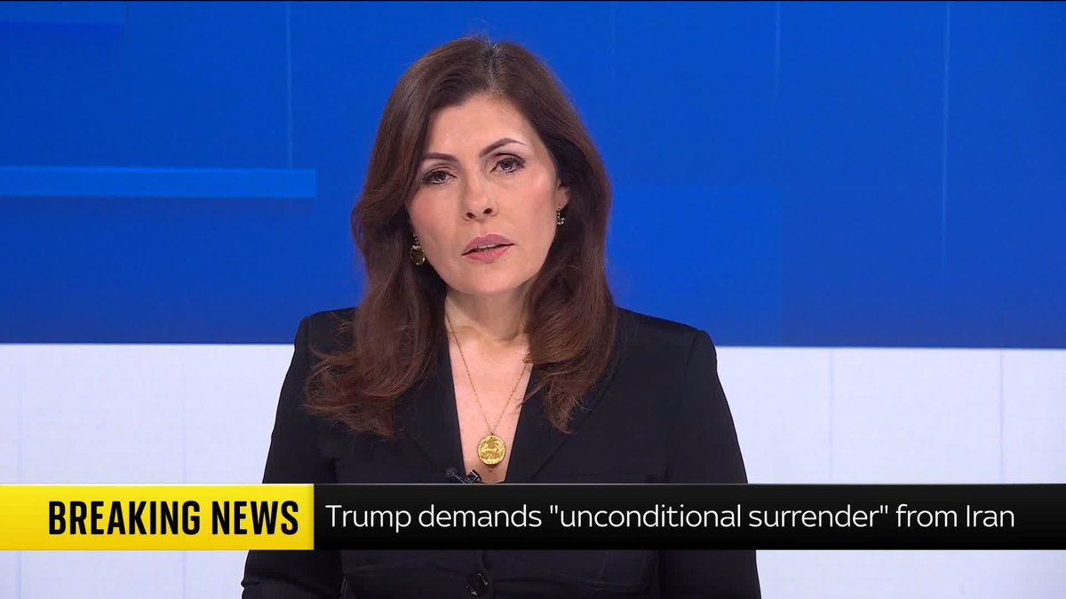 U.S. President Donald Trump has overseen the return of six American soldiers killed in the Iran war when a drone struck a port in Kuwait on Sunday. Sky's James Matthews reports. 📺 Sky 501, Virgin 602, Freeview 233 and YouTube