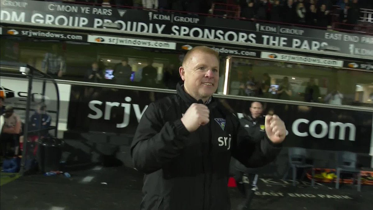 "Dunfermline Athletic proudly march on to Hampden Park!" 🎙️ An impressive 3-0 win for Neil Lennon's Pars sends Aberdeen crashing out of the #ScottishCup at the Quarter-Final stage ⚫⚪