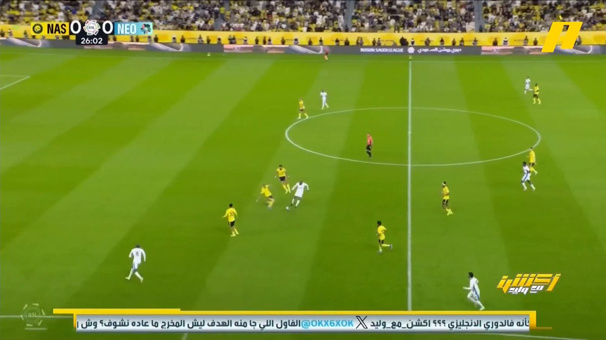 هل الحكم تغاضى عن طرد لاعب النصر بروزوفيتش ؟ المستشار التحكيمي - محمد فودة: - د 41 يجب طرد لاعب نيوم حجي بالإنذار الثاني - د 51 يجب طرد لاعب النصر بروزوفيتش بالإنذار الثاني #النصر_نيوم مجاناً على MBC شاهد برنامج #أكشن_مع_وليد يومياً الساعة 12:30 مساءً بتوقيت السعودية على MBCAction لمتابعة البث المباشر