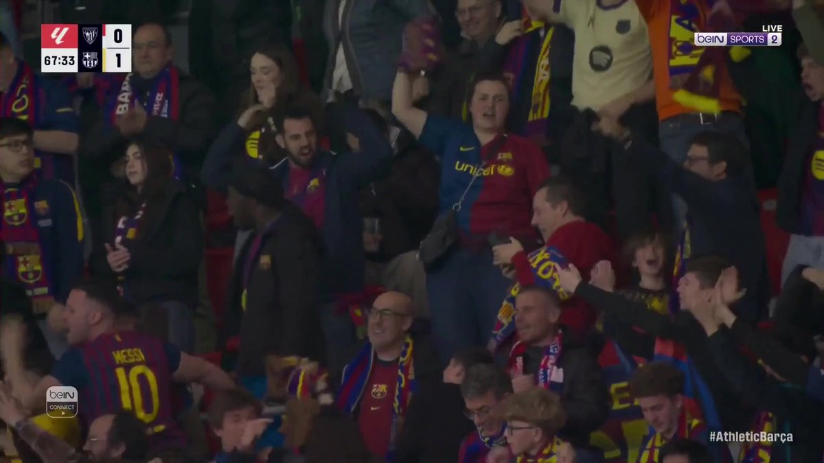 لامين جمال يسجل هدف اللقاء الوحيد لـبرشلونة بعد تمريرة حاسمة متقنة من بيدري 🎯🔥 #الدوري_الاسباني #أتلتيك_بلباو_برشلونة