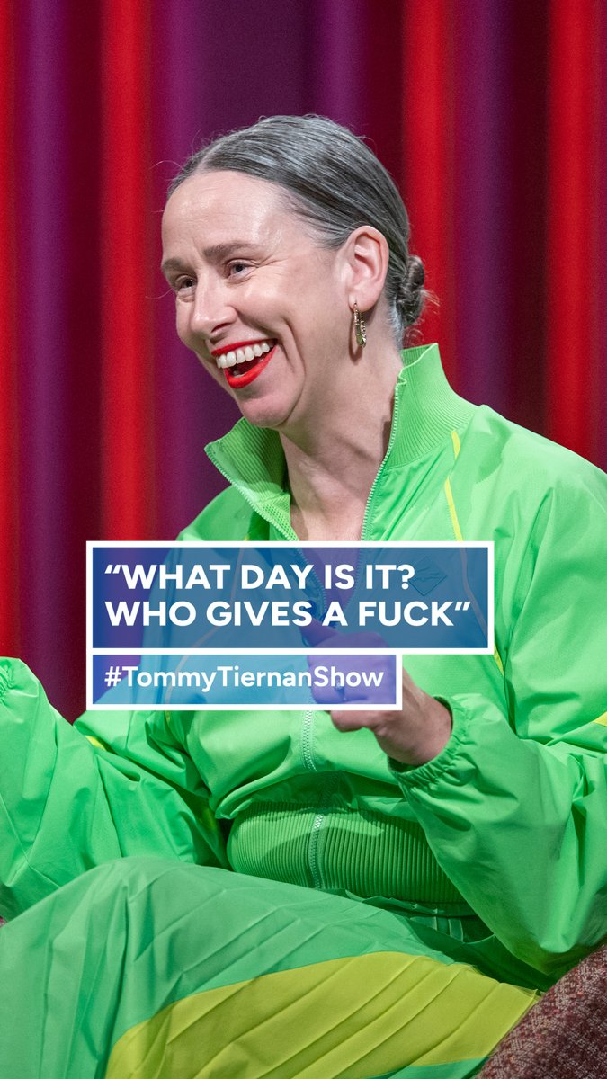 โWhat Day Is It? Who Gives a F*ckโ๐ Poet & Fashion Stylist Jan Brierton is our final guest tonight. #TommyTiernanShow | @tommedian