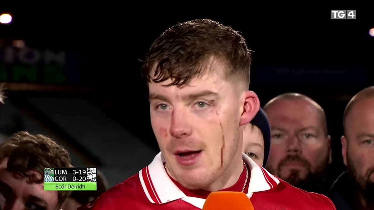 Eoin Downey with the most polite interview we can remember from a man who looks like he's just gone 10 rounds with a mountain lion