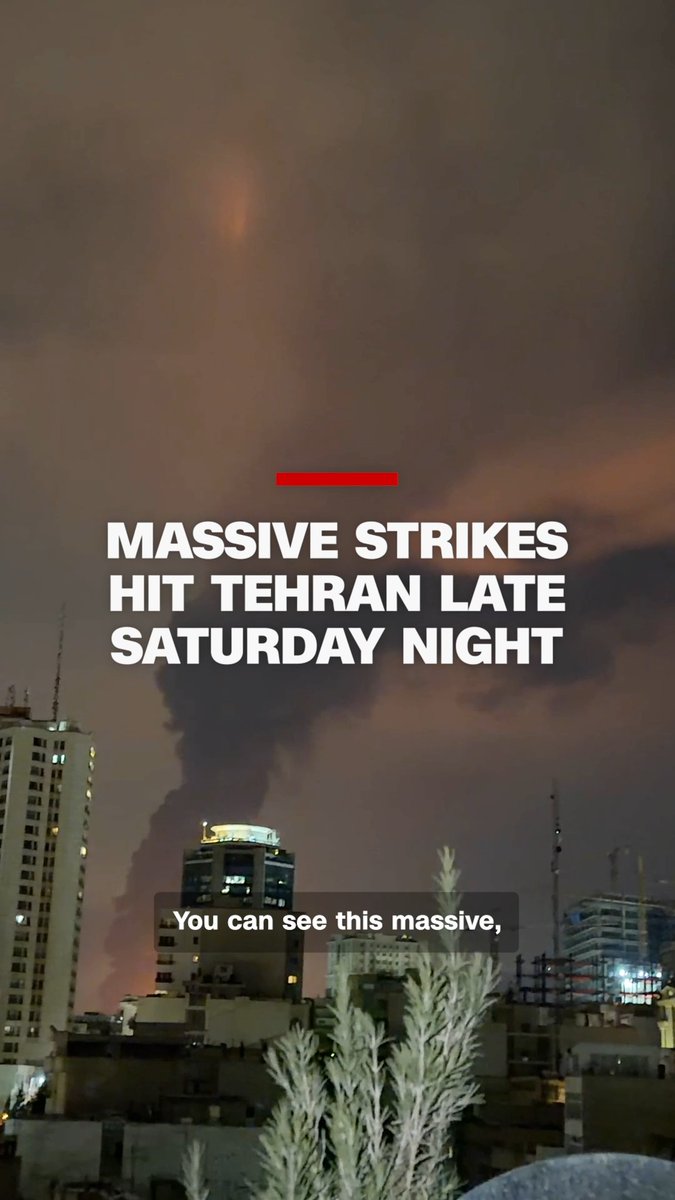 Strikes continue to hit Iran's capital, Tehran, late Saturday night. CNN's Frederik Pleitgen reports from the ground. CNN operates in Iran only with government permission. Follow live updates: