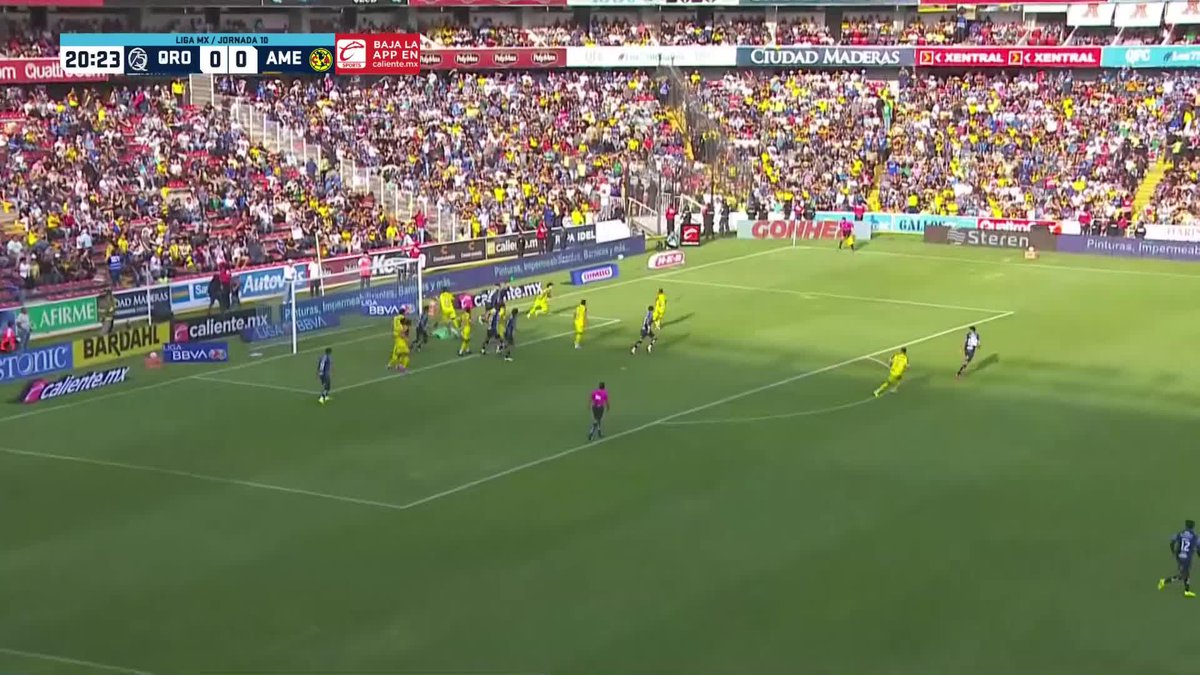 Ufffff no mames qué golazo de Brian Rodríguez, se la llevó solo a toda velocidad, se quitó al defensa, no se dejó caer, dejó tirado al portero y anotó el primer gol del América😮‍💨💛 Por eso le dicen el Rayito⚡️🦅
