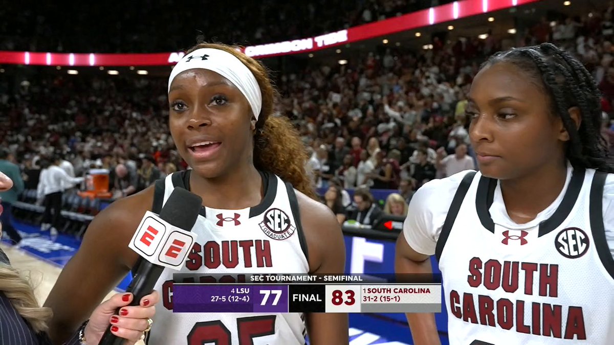 "We knew this game was going to be a battle. LSU is a really good team." Raven Johnson and South Carolina were in that mode in their 19th straight win against LSU 🔥