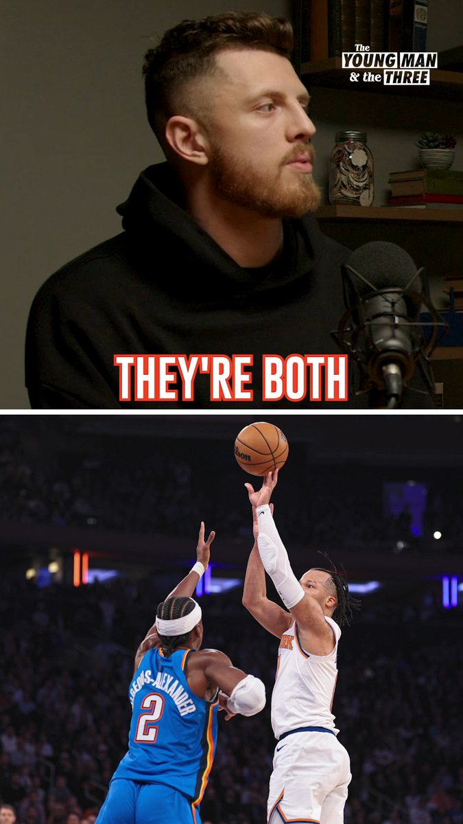 “I thought he was a good point guard, but I didn’t think he was gonna be what he is” -- Isaiah Hartenstein and Alex Caruso talk about the similarities between Jalen Brunson and SGA